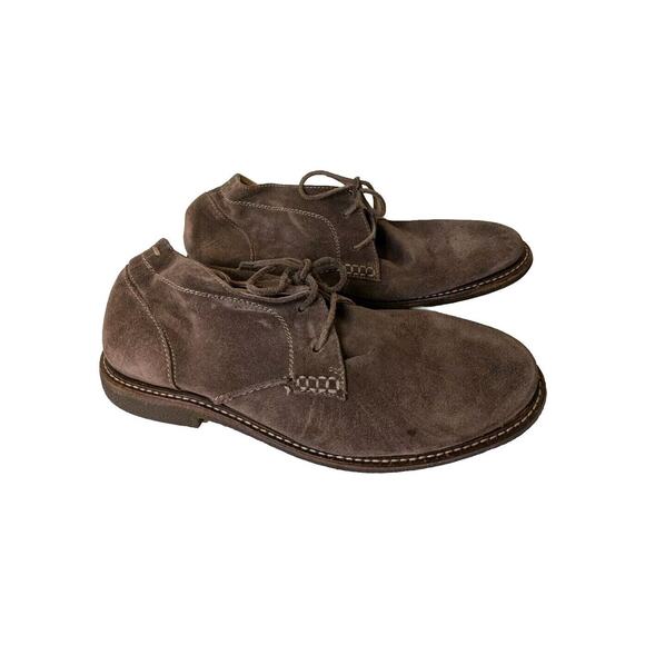 Lucky Brand Men\'s Chukka Ankle Boots Brown Leather Suede Size 9.5 Lace Up main image 6